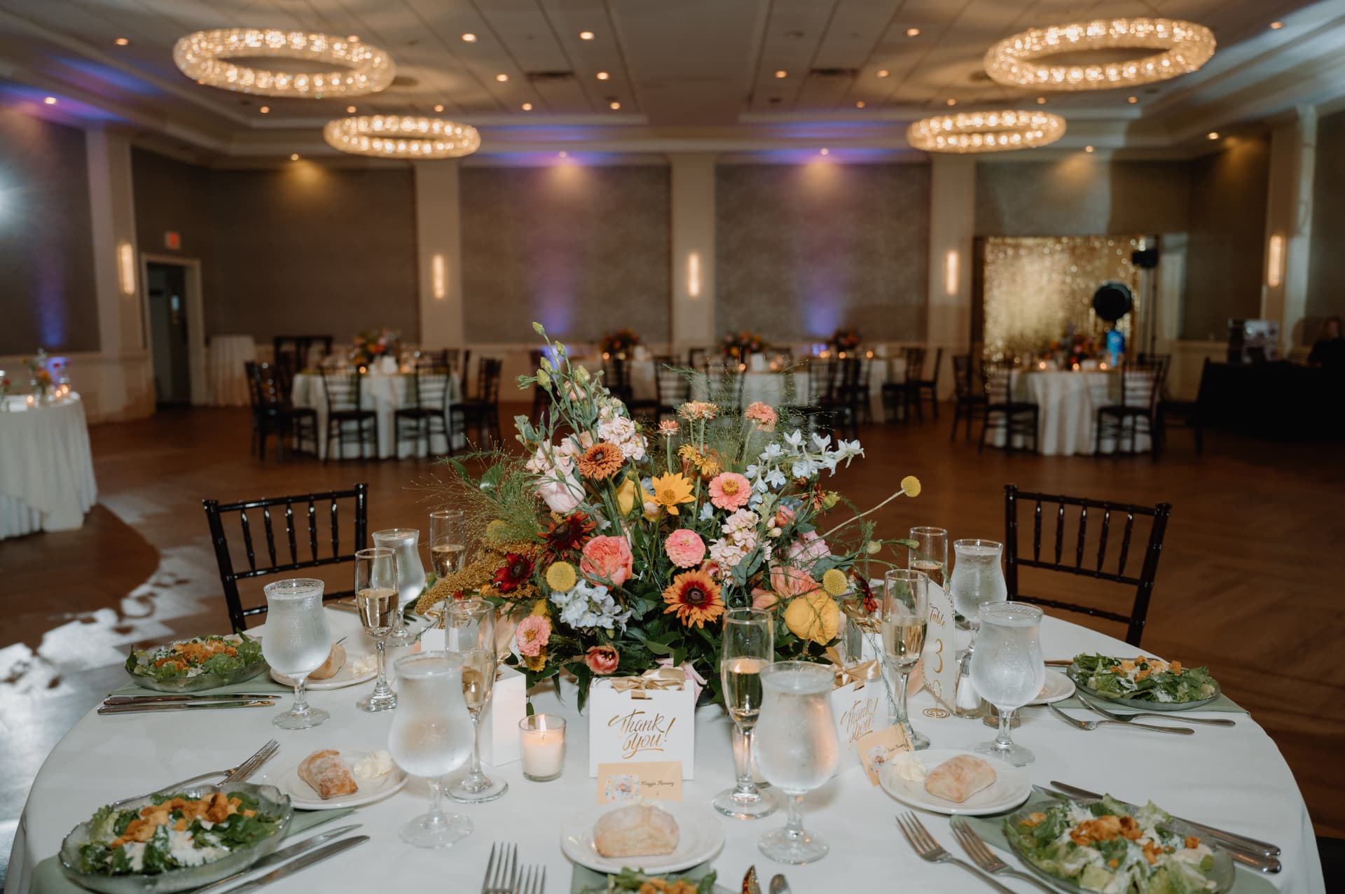 Ballroom reception space at The Arbor wedding venue in Bucks County, PA — photo 1